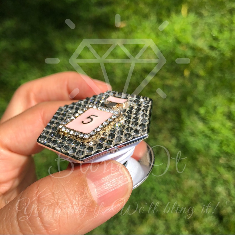 Swarovski crystal bling phone holder super cute